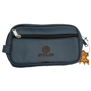 Neceser de Cuero Azul Epsilon