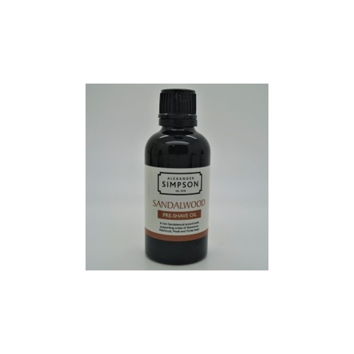 Aceite Pre Afeitado Sándalo Simpsons 50ml