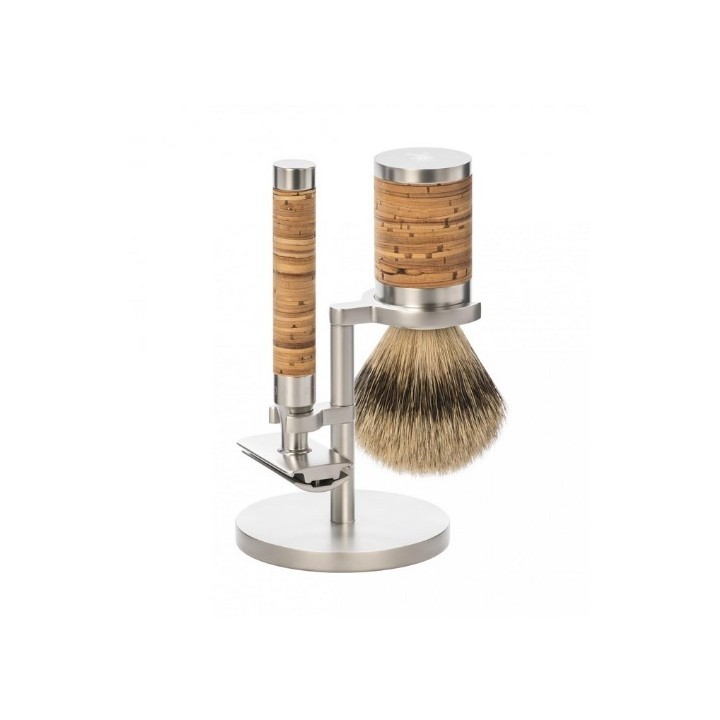 Set Afeitado Mühle Brocha Afeitar & Maquinilla Rocca Abedul