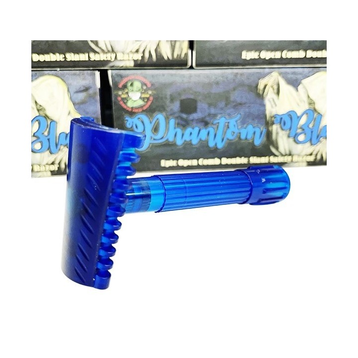 Phoenix Artisan Accoutrements Slant Phantom Open Comb Double Slant Safety Razor