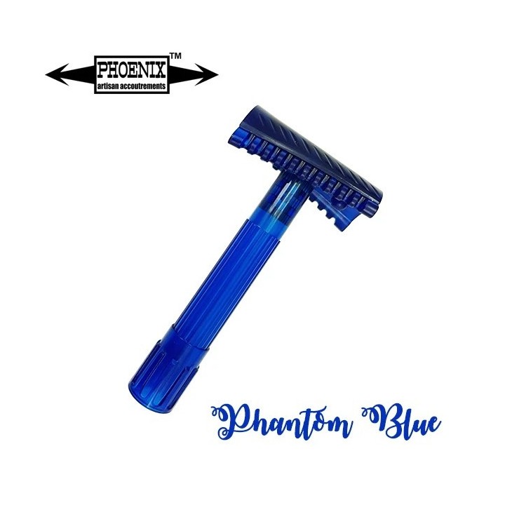 Maquinilla de Afeitar Clásica Slant Phantom Azul Phoenix Artisan Accoutrements
