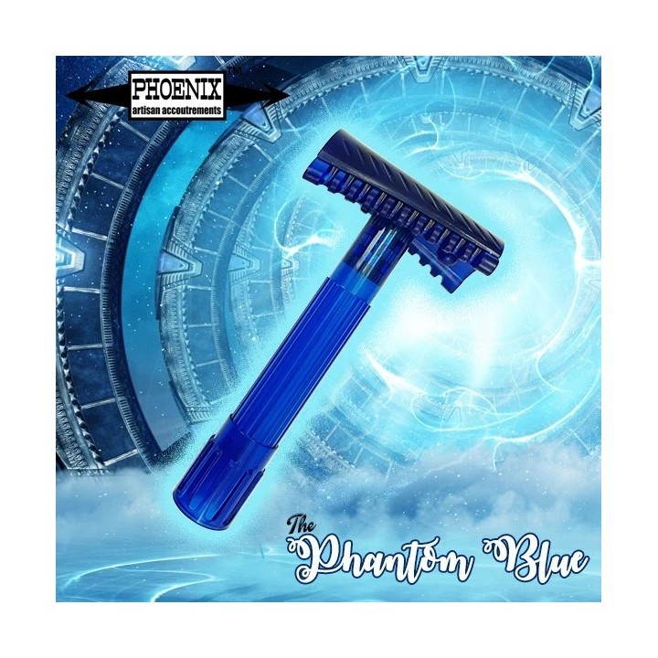 Maquinilla de Afeitar Clásica Slant Phantom Azul Phoenix Artisan Accoutrements