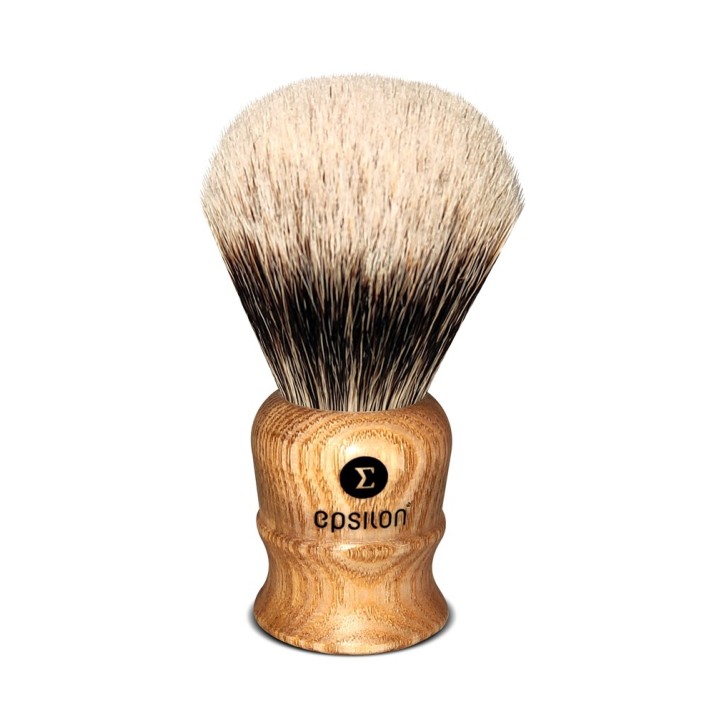 Epsilon Two Band Badger Shaving Brush Wooden 26/55mm