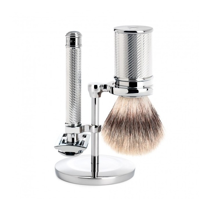 Mühle Traditional Shaving Set Silvertip Fibre Shaving Brush & R89 Safety Razor