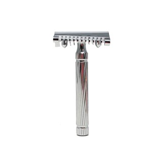 Fatip Piccolo Chrome Slant Close Open Double Edge Safety Razor
