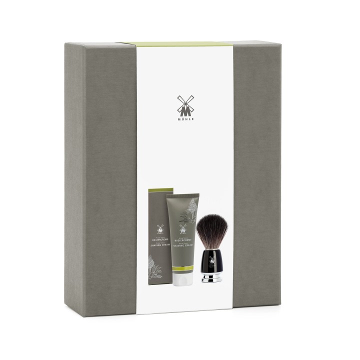 Set de Afeitado Crema de Afeitar Aloe Vera & Brocha Tejón Negro Fibra Mühle