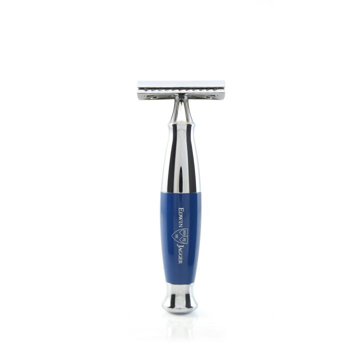Edwin Jagger Chrome Safety Razor Blue