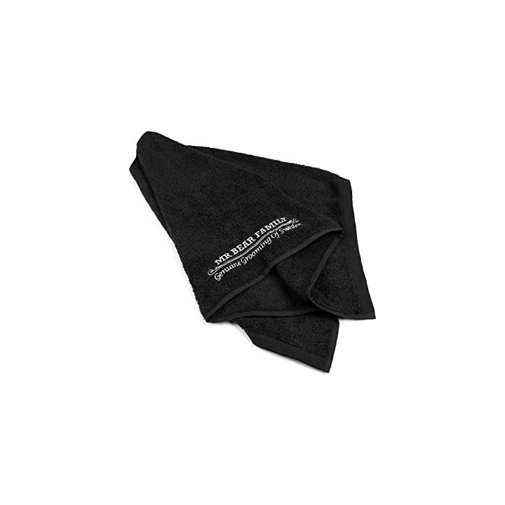 Mr Bear Family Black Towel