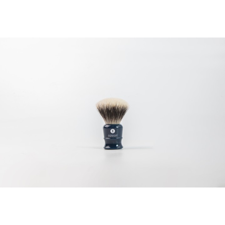 Epsilon Two Band Badger "Fan Shape"Shaving Brush Blue 49/26mm