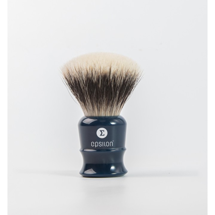Epsilon Two Band Badger "Fan Shape"Shaving Brush Blue 49/26mm