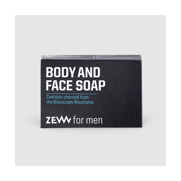Jabón de Baño y Facial con Carbón Activo Zer for Men 85ml