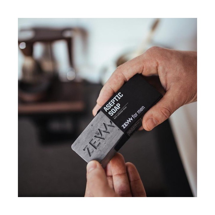 Jabón Antiséptico con Plata Coloidal Zew for Men 85ml