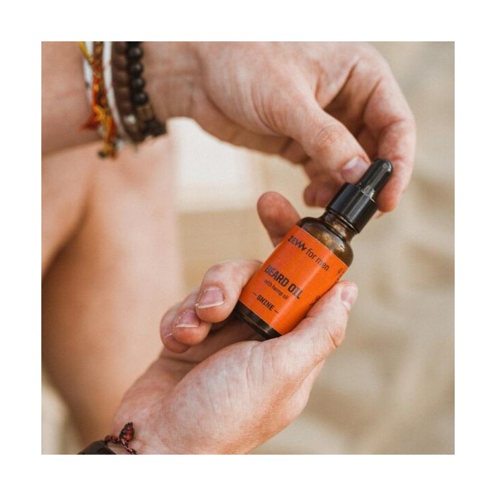 Zew for Men Shine Beard Oil with Hemp Oil 30ml