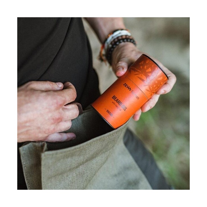 Aceite para Barba con Cáñamo efecto Brillo Zew for Men 30ml