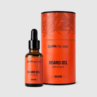 Aceite para Barba con Cáñamo efecto Brillo Zew for Men 30ml