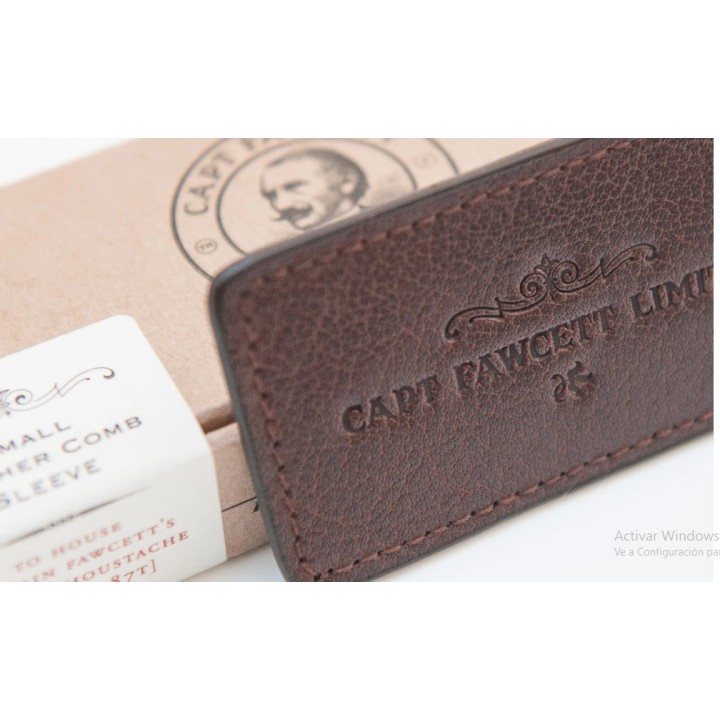 Funda de Cuero para Peine de Bigote Captain Fawcett