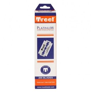 200 Hojas de Doble Filo Treet Platinum