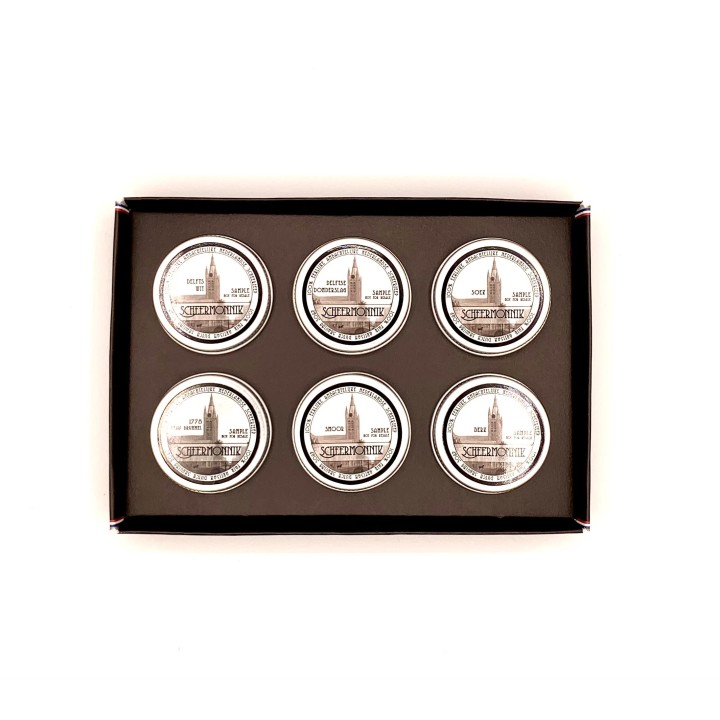 Scheermonnik Sample pack 6 Shaving Soap 15g