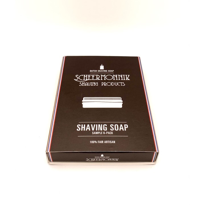 Pack de 6 Muestras Jabones de Afeitar Scheermonnik 15g