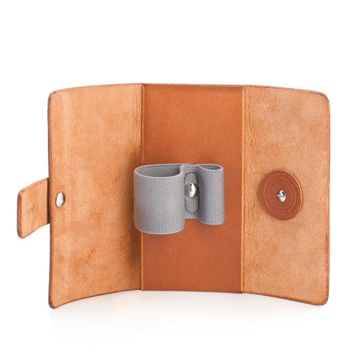 Kit de Viaje Camel Brocha Fibra Punta Plata & Maquinilla Fusion Mühle