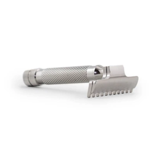 RazoRock Stainless Steel Hawk V3 Open Comb Razor HD Handle