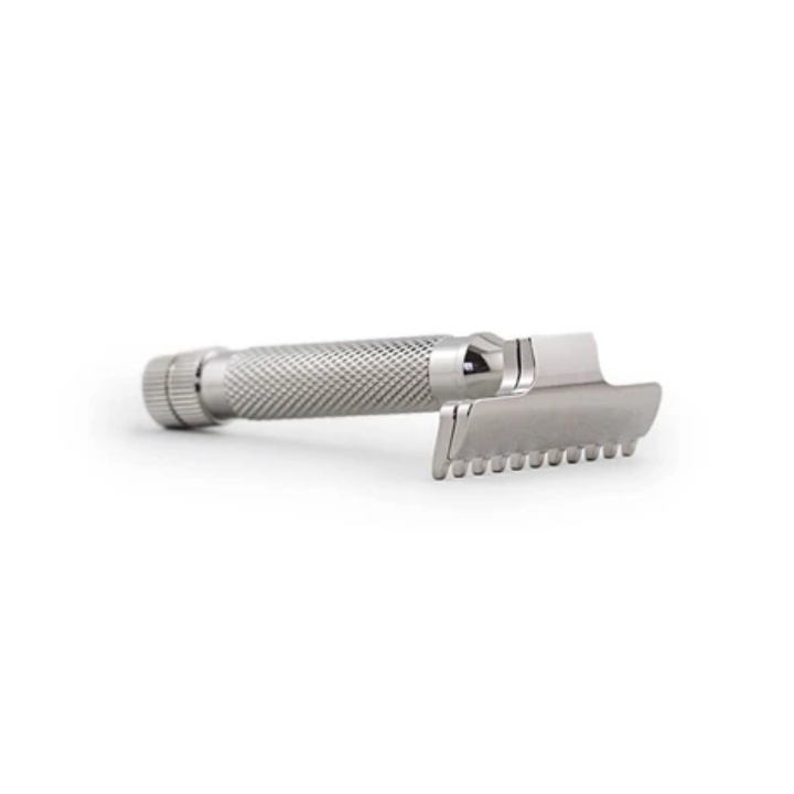 RazoRock Stainless Steel Hawk V3 Open Comb Razor HD Handle