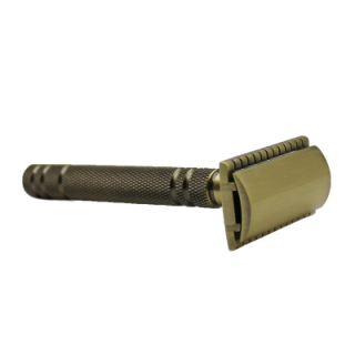 Epsilon Bronze Safety Razor