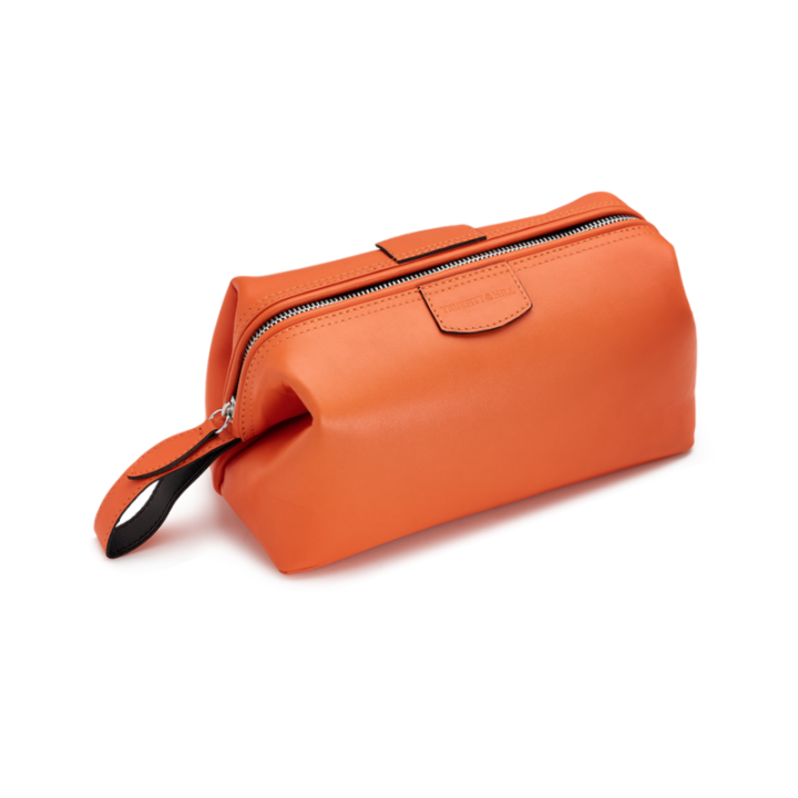Truefitt & Hill Orange Gentleman's Wash Bag