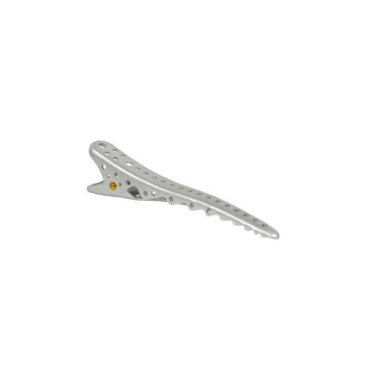 YS Park Clip Shark (2 PK) Silver Scratch