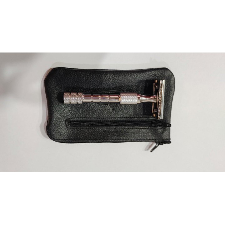 Neceser Viaje Cuero para Maquinilla Epsilon