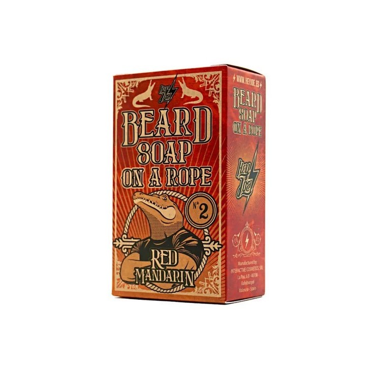 Jabón para Barba con Colgador nº2 Red mandarin Hey Joe 150ml