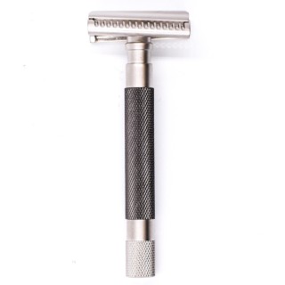 Parker 55SL-GR Black Satin Semi Slant Safety Razor