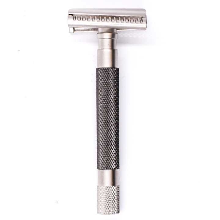 Parker 55SL-GR Black Satin Semi Slant Safety Razor
