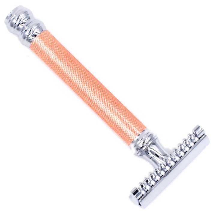 Parker 63C Rose Gold Open Comb Classic Safety Razor