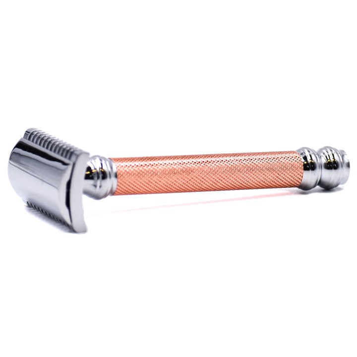 Parker 63C Rose Gold Open Comb Classic Safety Razor