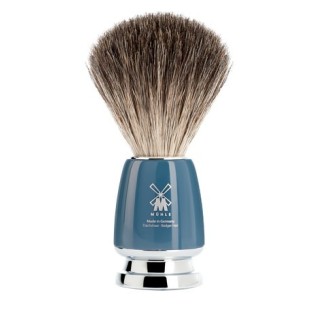 Mühle Shaving Brush Pure Badger Rytmo Series Blue Petrol