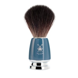 Mühle Shaving Brush Black Fibre M Blue Petrol Serie Rytmo