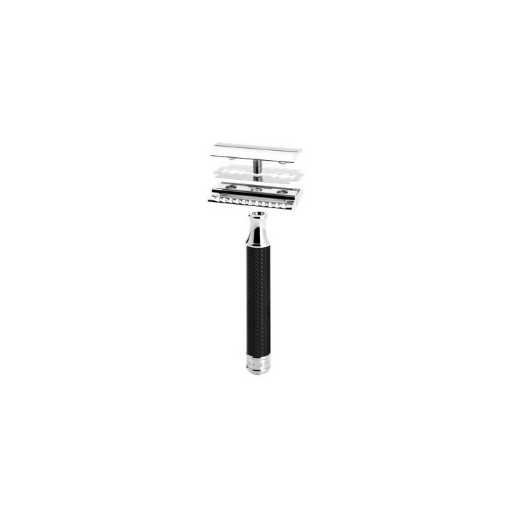 Mühle Double Edge Safety Razor R89 Black Close Comb