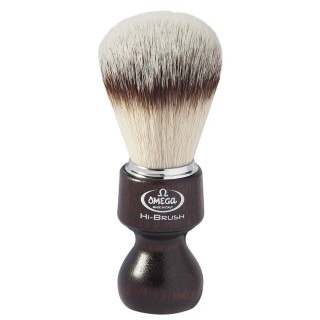 Brocha de Afeitar Sintética con Mango de Madera Hi-Brush Omega