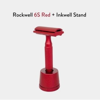 Soporte para Maquinilla Rojo Mate Rockwell