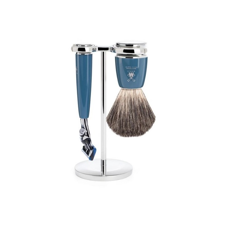 Set Afeitado Mühle Brocha Afeitar, Maquinilla Gillette® Fusi