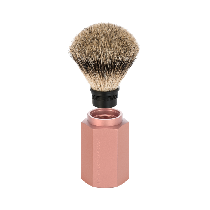 Mühle Shaving Brush Hexagon Silvertip by Mark Braun