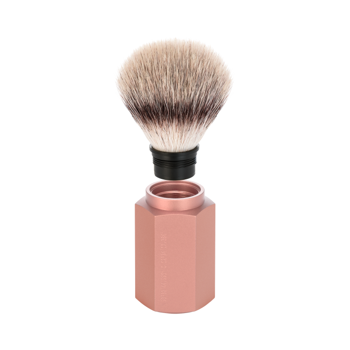 Mühle Shaving Brush Hexagon Silvertip Fibre by Mark Braun