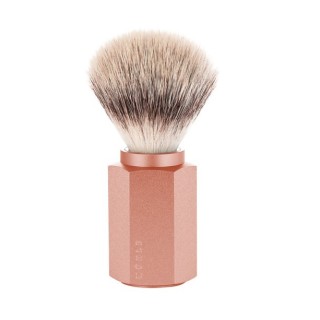 Mühle Shaving Brush Hexagon Silvertip Fibre by Mark Braun
