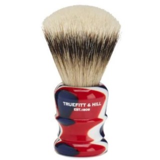 Brocha de Afeitar Punta Plata Wellington "Fan Shape" Festive Truefitt & Hill