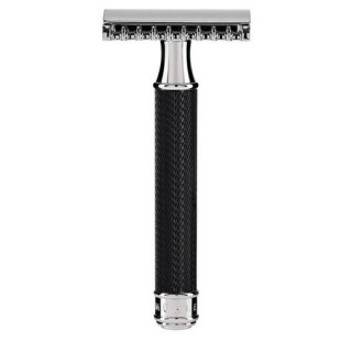 Mühle Double Edge Safety Razor R41 Black Open Comb