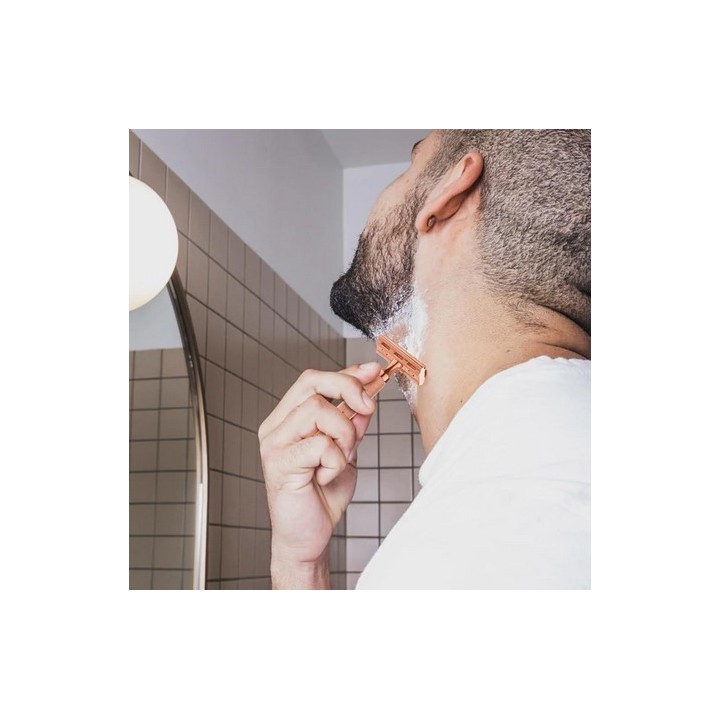 Rockwell 6C Classic Safety Razor Rose Gold