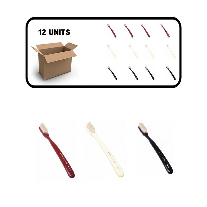 Acca Kappa 12 Medium Nylon Toothbrushes Vintage Collection Acca Kappa