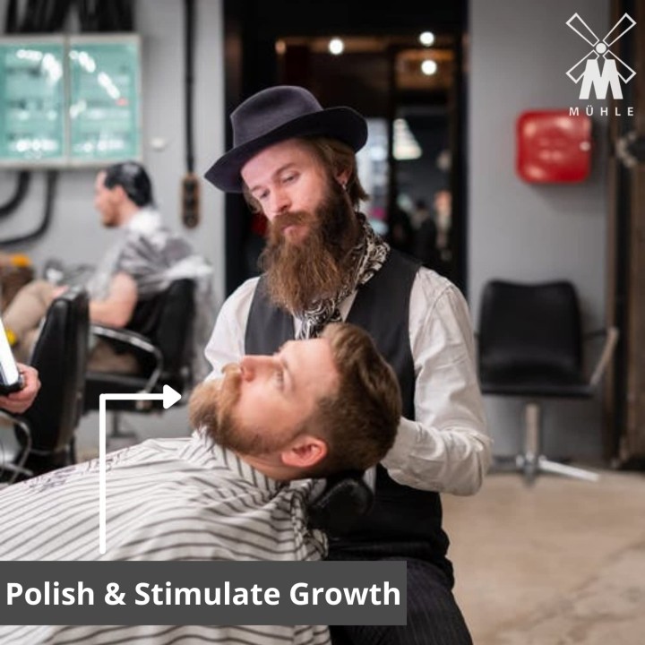 Cepillo barba fibra natural MÜHLE