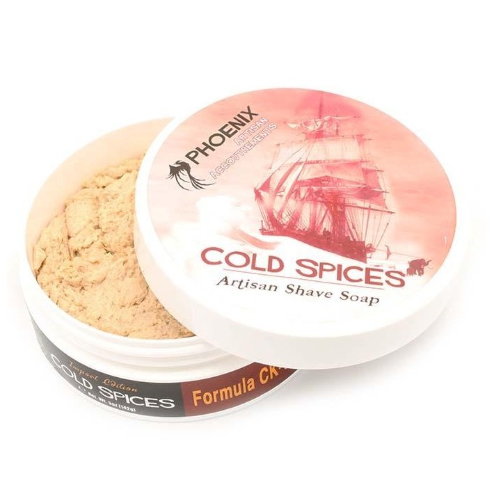 Jabón de afeitar Cold Spices CK6 Phoenix Artisan A. 113gr
